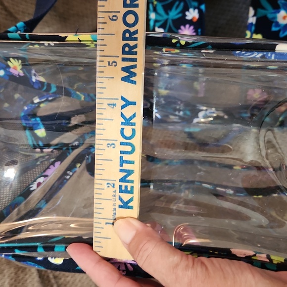 Vera Bradley Clear Backpack Moonlight Garden - Picture 4 of 8